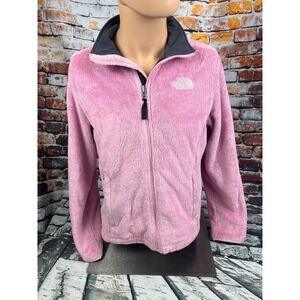 The North Face Osito 2 Pink Full Zip High Pile Fleece Jacket Womens Medium M